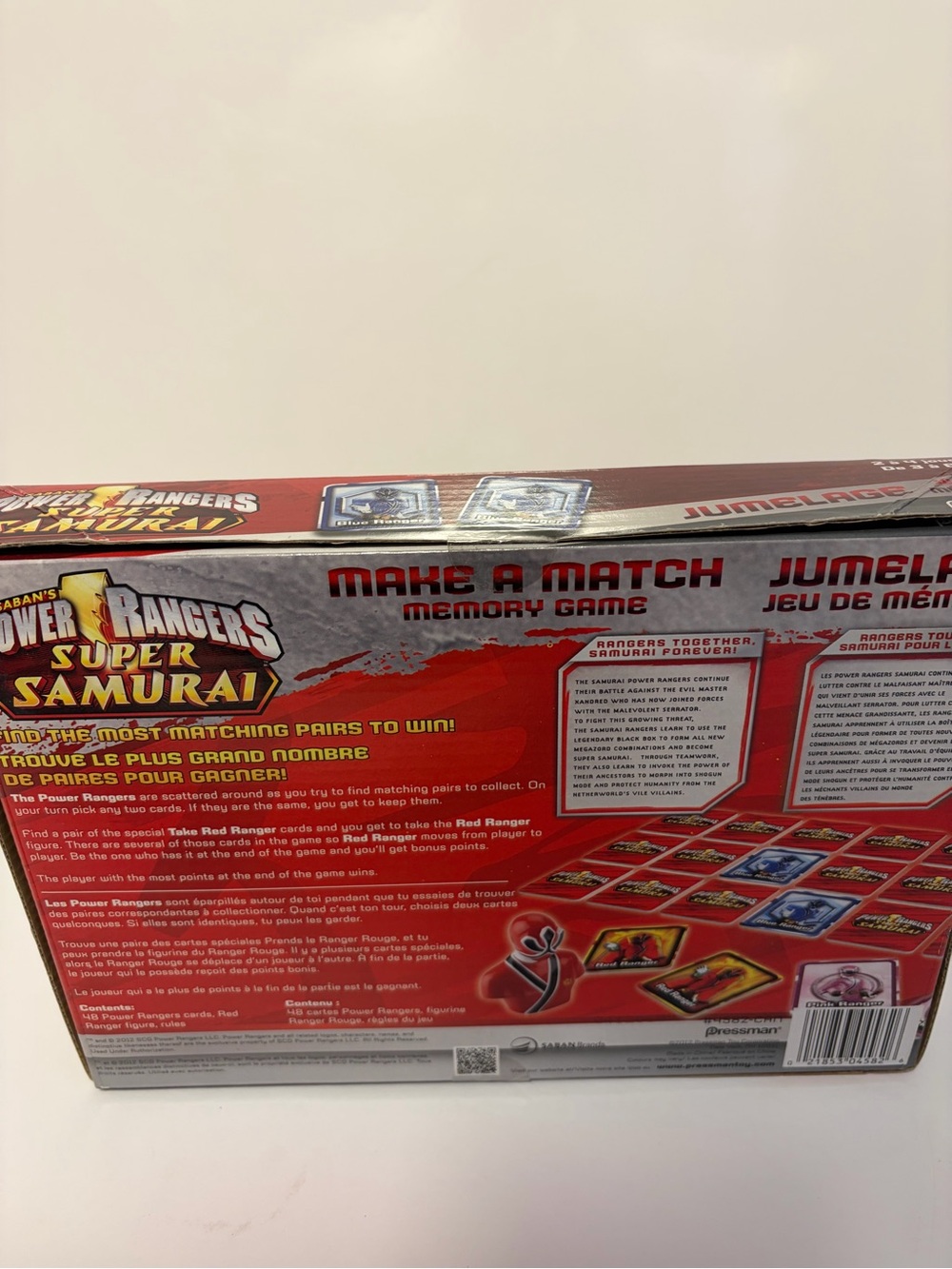 Power Rangers Super Samurai Memory Matching Game - Red - Picture 6 of 6